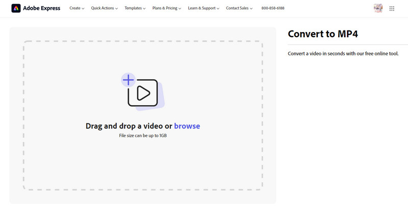 adobe express mp4 converter