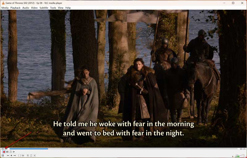 split mkv with vlc