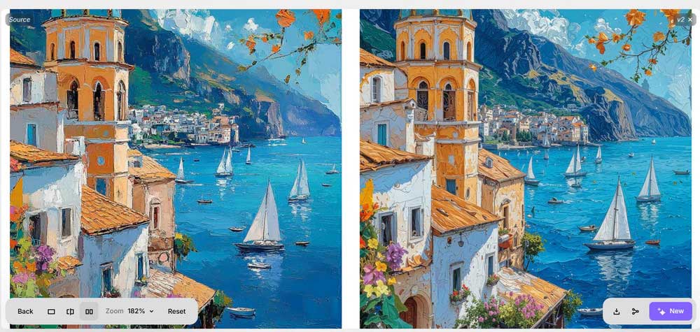 enhance ai-generted image with topaz bloom