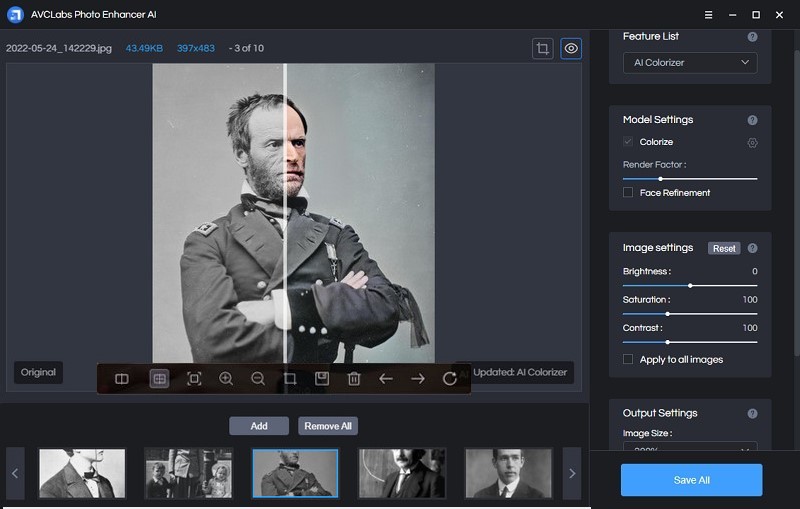 preview colorized historical photo